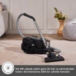Karaca Vantuz Action Force X10 899 Watt Toz Torbasız Elektrikli Süpürge Black - Görsel 3