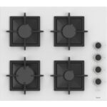 Ferre SC206 Beyaz Cam Ankastre Ocak (Döküm Izgara)