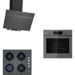 Siemens Gri Ankastre Set (HB012FBH1T-EO6C9PO00(EO6C8PP30O)-LC64KPJ70T)