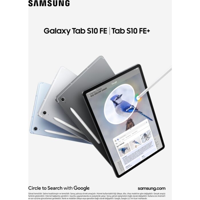 Samsung Galaxy Tab S10 FE+ 8GB 128GB SM-X620  Tablet-Gri - Görsel 2