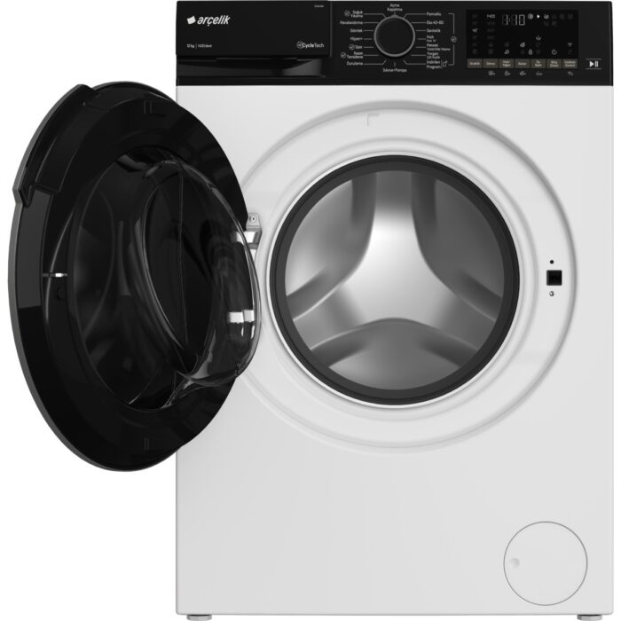Arçelik 12140 MX 12 kg A Enerji Sınıfı Çamaşır Makinesi 1400 Devir Hızı ile Hızlı Yıkama Özelliği - Görsel 3