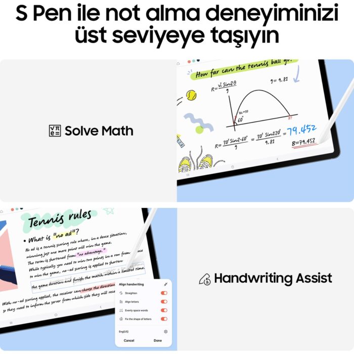 Samsung Galaxy Tab S10 FE 8GB 128GB SM-X520 (Samsung Türkiye Garantili) - Görsel 3