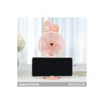 Enshall Model 3 Kademeli 5 Kanatlı Sevimli Mini Vantilatör Masaüstü ve El Fanı - Görsel 3