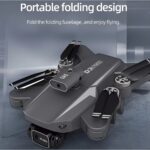 Airstorr Drone 968 Lazer Sensör Optik Akış Önleme Hd Çift Kamera Fırçasız Motor Profesyonel Drone - Görsel 4