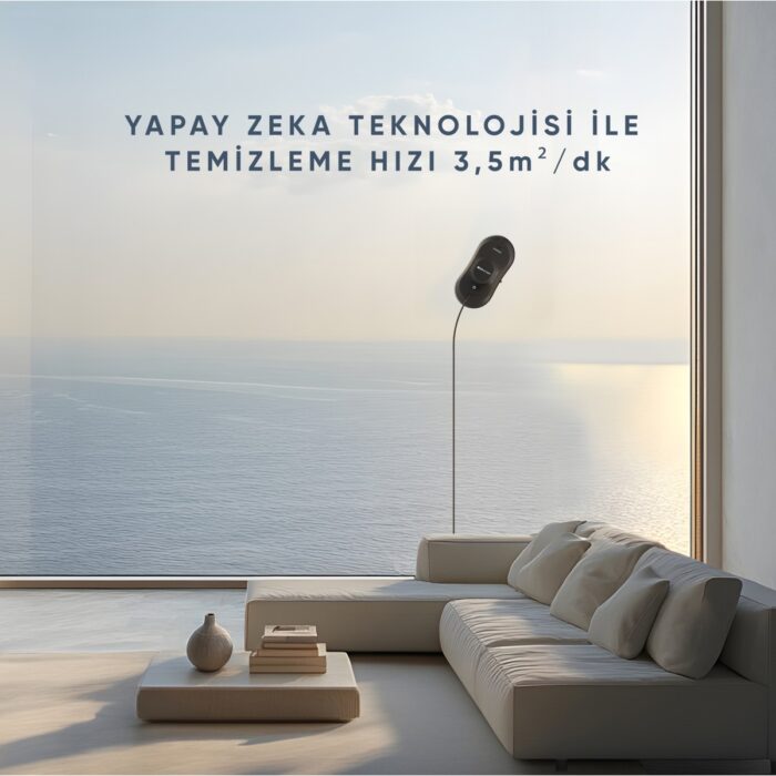 Şımart Akıllı Cam Temizleme Robotu Otomatik ve Çok Yüzeyli Kullanım - Görsel 3