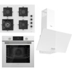 Ferre Flameart Sc Serisi Beyaz Set (SC406-WFA + QMS63CB +D087 ) - 65 Cm'lik Kare Döküm Izgara-Wok