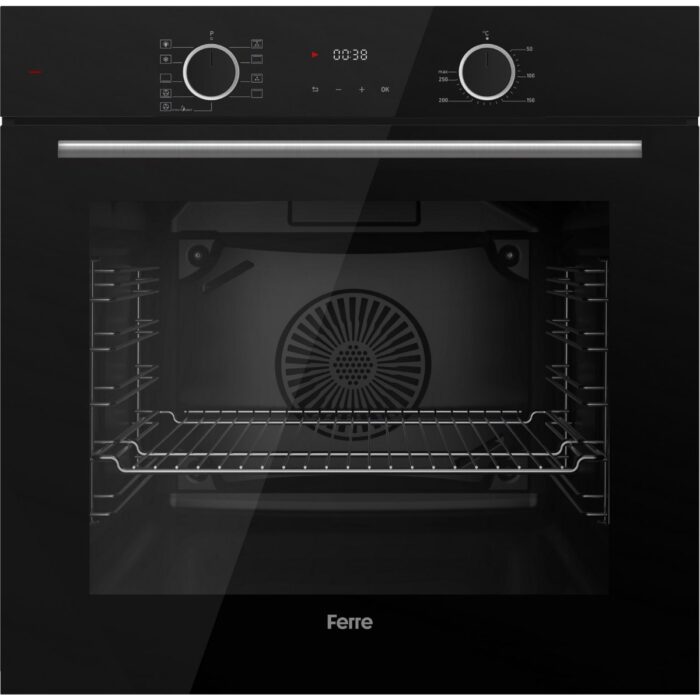 Ferre Fryart Sc Serisi Wok'lu Siyah 3'lü Ankastre Set ( XE63CS-SC405-D080 ) - Görsel 2