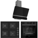 Ferre Fryart Sc Serisi Wok'lu Siyah 3'lü Ankastre Set ( XE64CS-SC405-D080 )