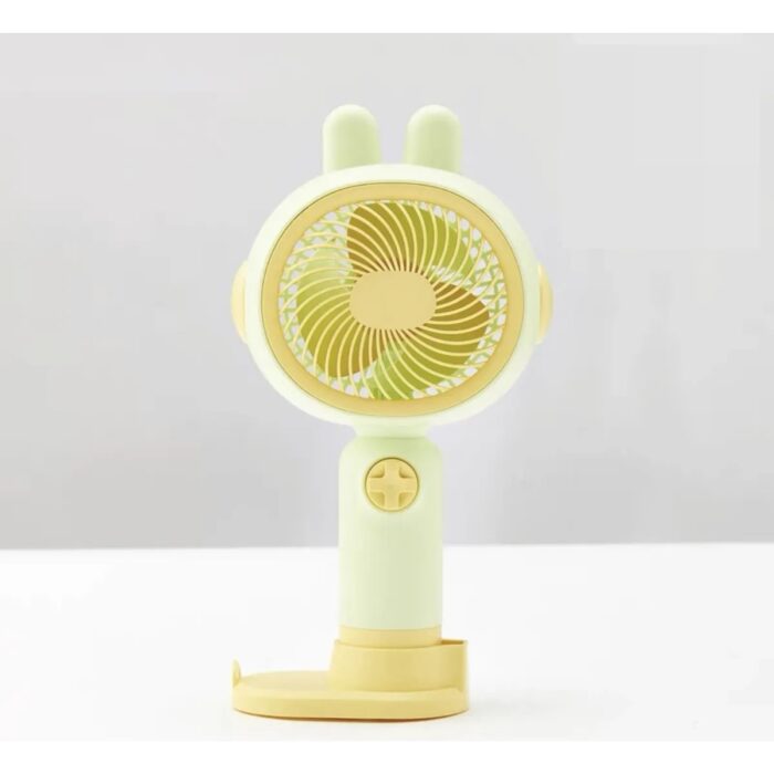 Enshall  Şarjlı, Taşınabilir, Soğutucu Mini El Fanı, 3 Kademeli Vantilatör Soğutucu - Görsel 1