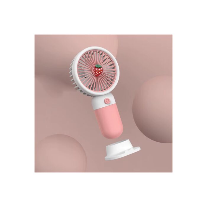 110000998564732.jpg Enshall Şarjlı Masa Üstü Ve El Fan Taşınabilir Şarj Edilebilir Serinletici Mini Fan - Görsel 1