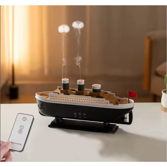 110000998962640.jpg Serreha Titanic Gemi Modeli Aromaterapi Hava Nemlendirici - Görsel 1