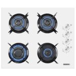 Kumtel Home Basic Beyaz Cam Ankastre Set - Görsel 3