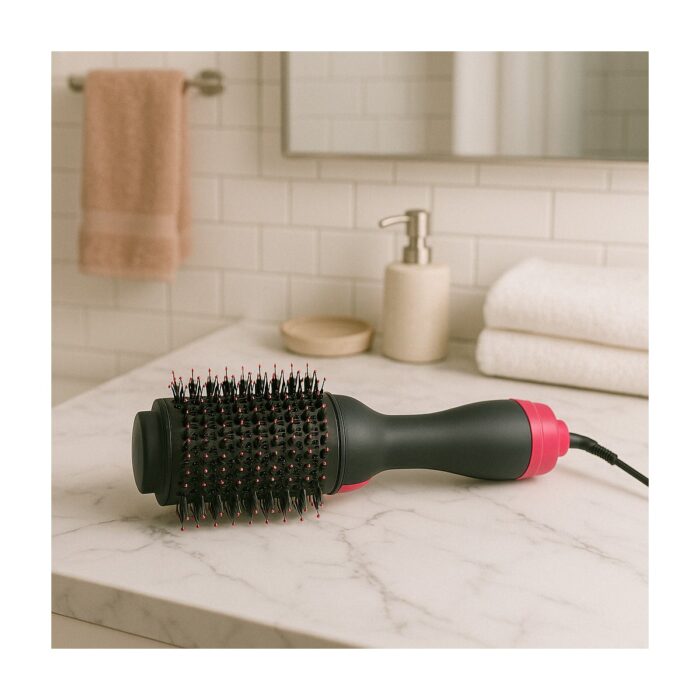 One Step Saç Şekillendirici ve Saç Düzleştirici Fön Tarağı Yeni Model - Görsel 3