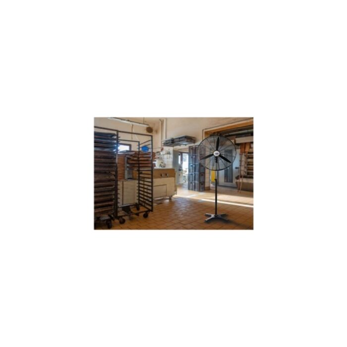 Hims HEF-AK650 190W 65 cm Siyah 3 Kanat Kumandalı Sanayi Tipi Ayaklı Vantilatör - Görsel 5
