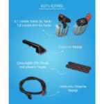 Yasomi VCW95 Clean Force Pro Dikey Halı Koltuk Yıkama ve Leke Çıkarma Makinesi - Görsel 4