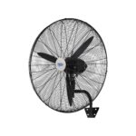 Hims HEF-D650 190W 65 cm Siyah 3 Kanatlı Sanayi Tipi Duvar Vantilatörü