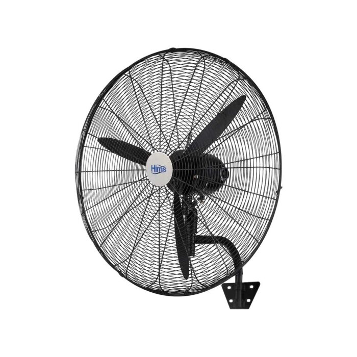 110001001770960.jpg Hims HEF-D650 190W 65 cm Siyah 3 Kanatlı Sanayi Tipi Duvar Vantilatörü - Görsel 1