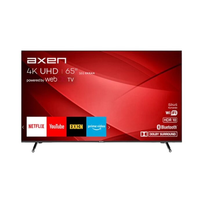 Axen AX65FIL240 65" 165 Ekran Uydu Alıcılı 4K Ultra HD Smart LED TV - Görsel 1