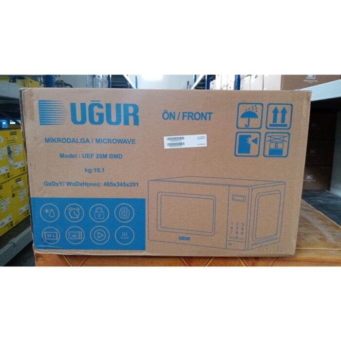 Uğur UEF 20M BMD 20 lt Beyaz Mikrodalga Fırın - Görsel 2