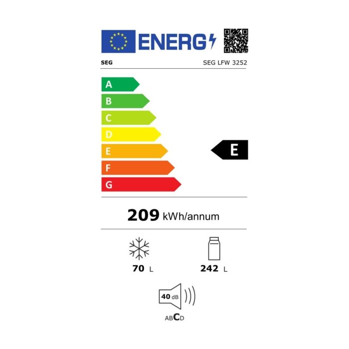 Seg Lfw Low Frost E 3252 Buzdolabı - Görsel 3