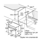 Bosch HUA736EA0T Ankastre Fırın Buhar Destekli Siyah - Görsel 5