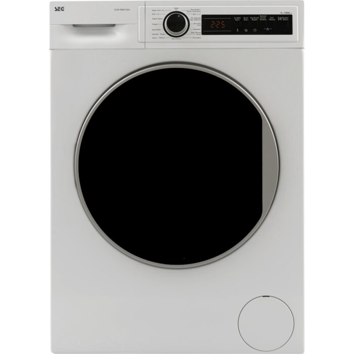 SEG Scm 91M12 Inv Çamaşır Makinesi 9 Kg 1200 Devir Inverter - Görsel 1