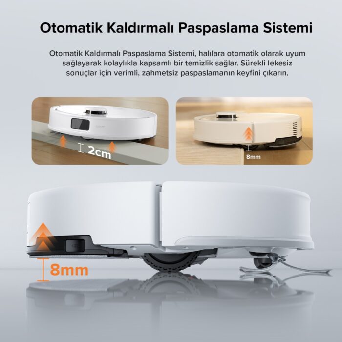 Roborock Q8 Max Pro Akıllı Robot Süpürge - Görsel 4