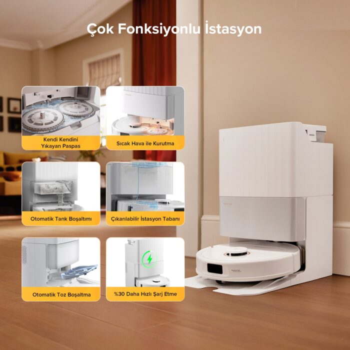 Roborock Qrevo C Akıllı Robot Süpürge - Görsel 4