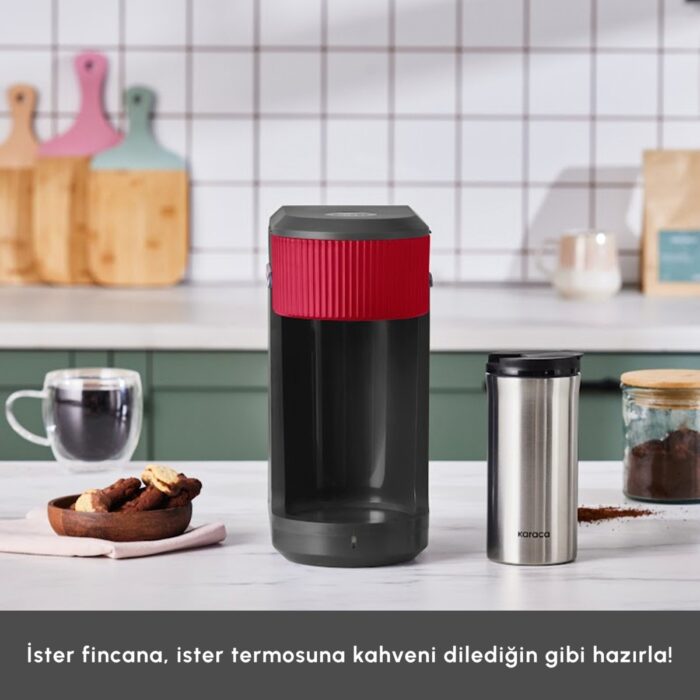 Karaca Mono Black Filtre Kahve Makinesi Cherry Red - Görsel 5
