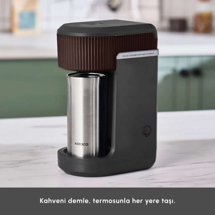Karaca Mono Black Filtre Kahve Makinesi Walnut Brown - Görsel 3
