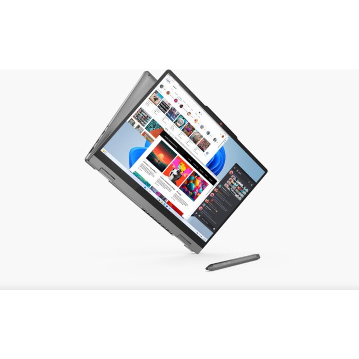 Lenovo Ideapad 5 Slim 2 In 1 Intel Core I5-13420H 16GB 512GB SSD Freedos 14" Wuxga OLED 83KX005MTR Taşınabilir Bilgisayar - Görsel 2