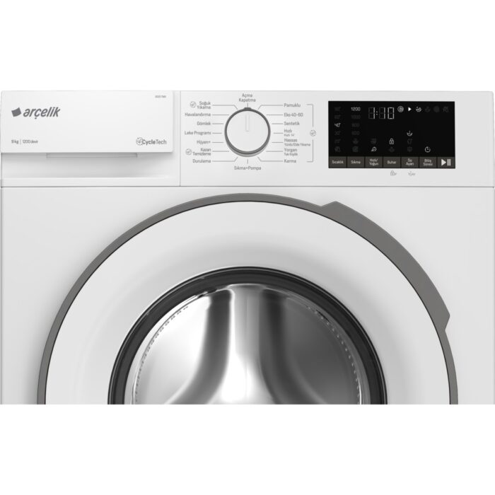 Arçelik 9120 Tmx 9 kg 1200 Devir Çamaşır Makinesi - Görsel 4