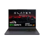 Game Garaj Slayer R9T3D-5070TI C2 Amd Ryzen 9 9955HX3D 64GB Ram 2tb SSD RTX5070TI 16" Qhd IPS 300Hz Freedos Gaming Laptop - Görsel 2
