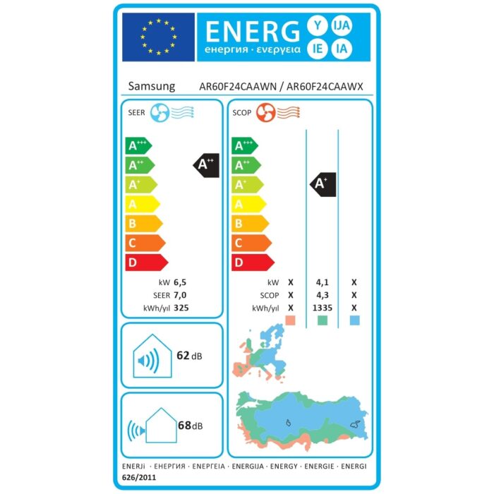 Samsung AR60F24CAAW/SK 24000 Btu Windfree™ Premium Plus Inverter Duvar Tipi Klima - Görsel 4