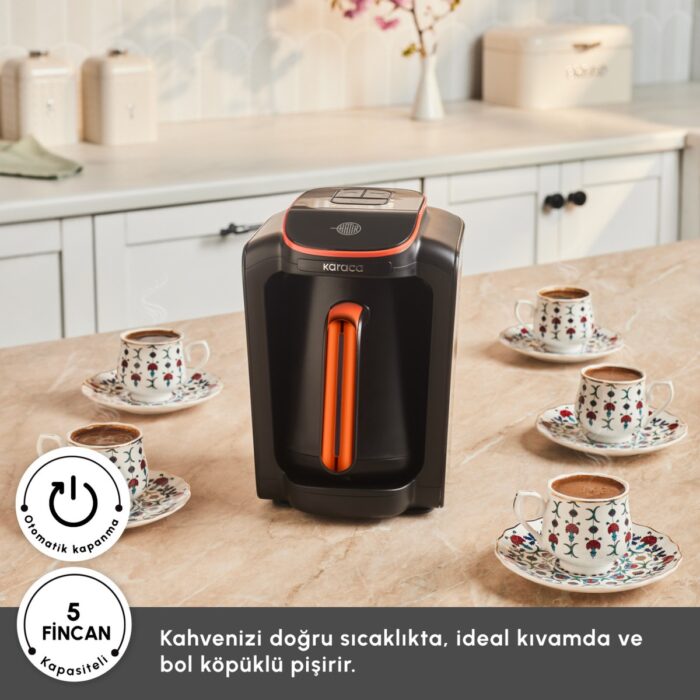 Karaca Hatır Neo Türk Kahve Makinesi Tangerine - Görsel 3