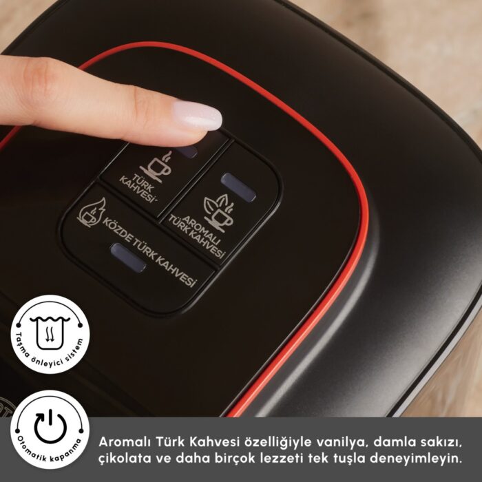 Karaca Hatır Neo Türk Kahve Makinesi Cranberry - Görsel 5