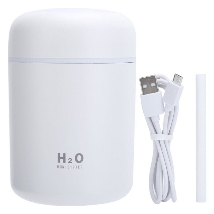 H2O Humidifier Ultrasonik Işıklı Buharlı Hava Nemlendirici ve Aroma Difüzörü - Görsel 5