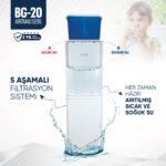 İdeal Mağaza Sıcak Ve Soğuk 2 Musluklu Hazneli Arıtmalı Sebil - Beyaz Renk - Üstten Basmalı - Ideal Mağaza - Görsel 3