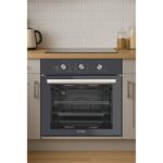 Kumtel Antrasit (Gri) Cam Ankastre Fırın B66-S2 MT - Görsel 2