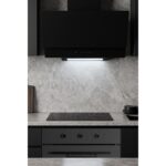 Kumtel Magic Cam Davlumbaz Eğimli Duvar Tipi Antrasit Renk 650 m³/h Yüksek Emiş Gücü - Görsel 2