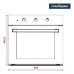 Kumtel 2'li Magic Cam Ankastre Set (Fırın-Ocak) - Görsel 5