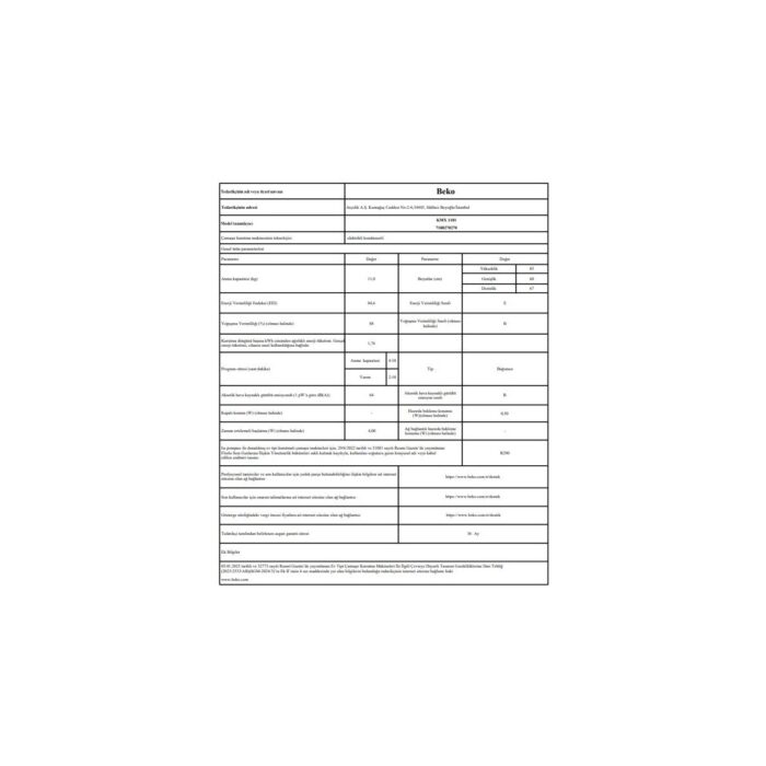 Beko Kmx 1101 11 kg A+ Kurutma Makinesi (10 Yıl Garantili Prosmart™ Inverter Motor) - Görsel 4