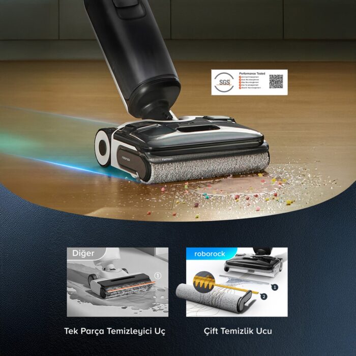 Roborock F25 Ace Islak Kuru Akıllı Dikey Süpürge - Görsel 4