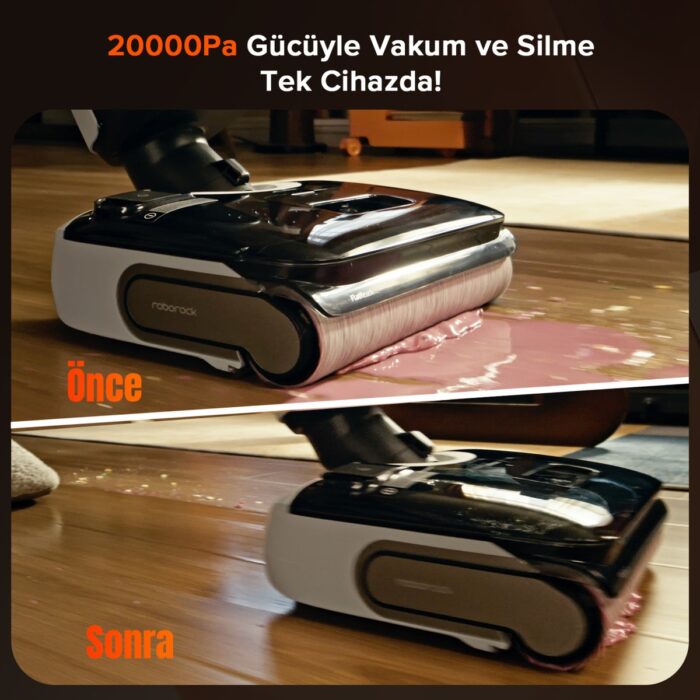 Roborock F25 Rt Islak Kuru Akıllı Dikey Süpürge - Görsel 2
