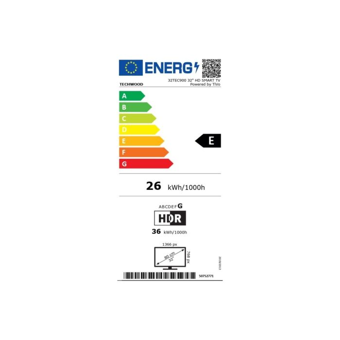 Techwood 32TEC900  32'' 82 Ekran Uyudu Alıcılı HD Smart LED TV - Görsel 3