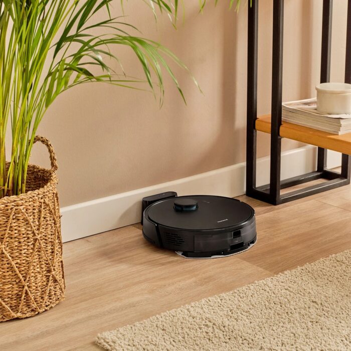 110001027883589.jpg Homend Alex Laser 1291H Moplu ve Haritalamalı 5 Kpa Robot Süpürge Siyah 2025 - Görsel 1