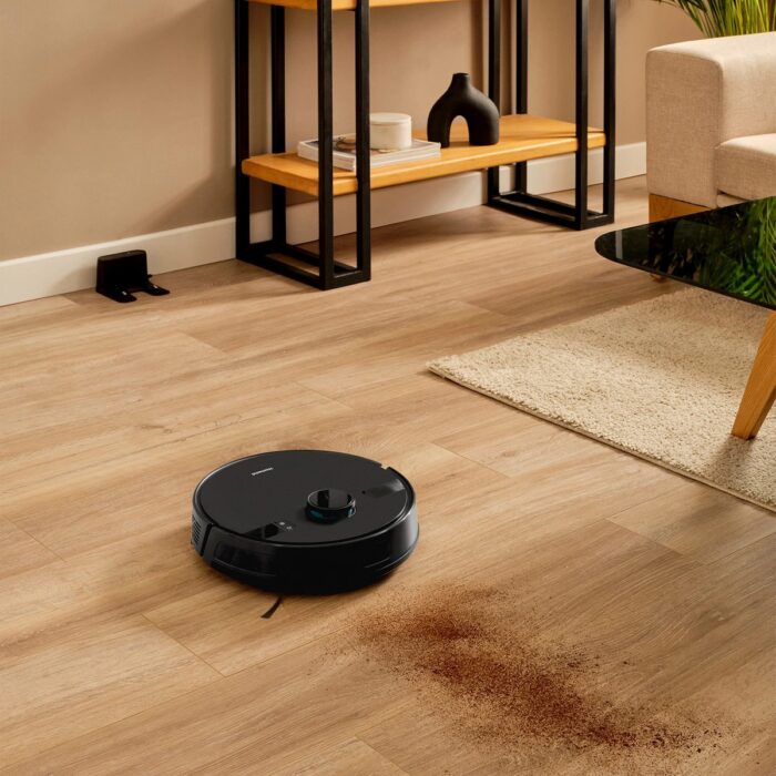 Homend Alex Laser 1291H Moplu ve Haritalamalı 5 Kpa  Robot Süpürge Siyah 2025 - Görsel 3