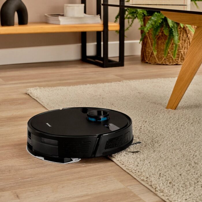 Homend Alex Laser 1291H Moplu ve Haritalamalı 5 Kpa  Robot Süpürge Siyah 2025 - Görsel 4