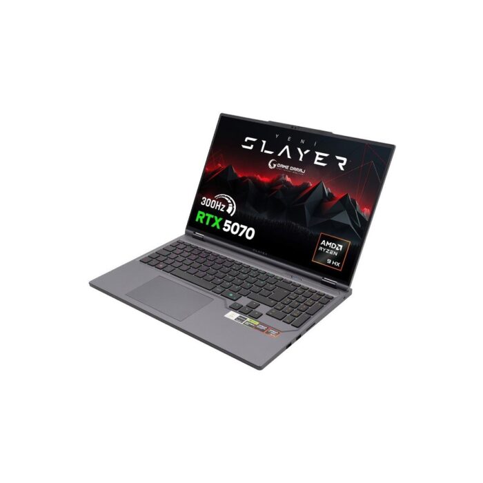 Game Garaj Slayer R9T-5070 C1 Amd Ryzen 9 8945HX 32GB Ram 1tb SSD RTX5070 16" 300Hz Qhd+ Freedos Gaming Laptop - Görsel 2