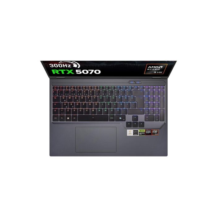 Game Garaj Slayer R9T-5070 C1 Amd Ryzen 9 8945HX 32GB Ram 1tb SSD RTX5070 16" 300Hz Qhd+ Freedos Gaming Laptop - Görsel 3